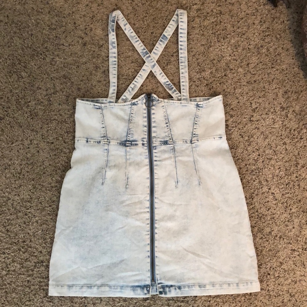 NWOT Suspenders skirt